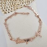 Bracelet plusieurs prénoms personnalisés