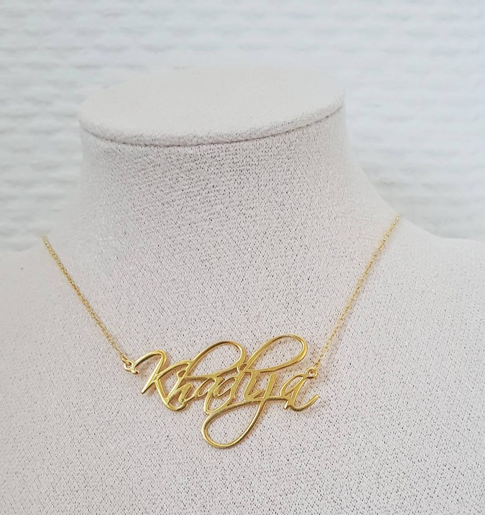 Collier Prénom Femme Design Personnalisé