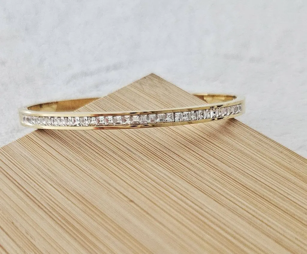 Bracelet jonc ornée de STRASS