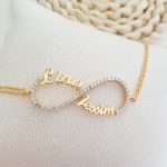 Bracelet infini strass