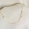 collier 2 prénom personnalisable bijou femme