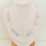 Collier 4 prénoms personnalisés