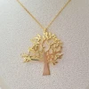 Collier arbre de vie personnalisé avec prénom en argent 925, bijou symbolique à offrir