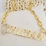 Collier graine de café Prénom