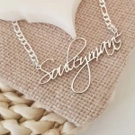 Collier prénom homme personnalisé