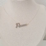 collier prénom personnalisé femme