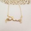 collier prénom personnalisé arabe strass amazigh
