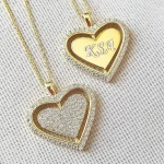 Collier Prénom Personnalisé Cœur Femme & Fille