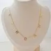 collier prénom personnalisé lettre