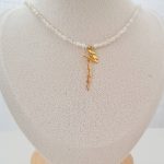 Collier vertical perle Johar personnalisé