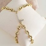 Bracelet bague grain de café femme