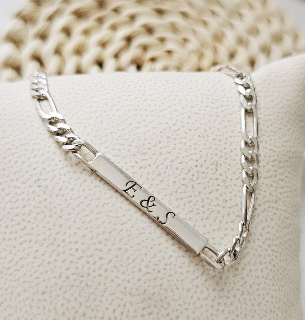 Gourmette Prénom gravé personnalisé