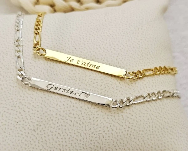 gourmette prénom personnalisé