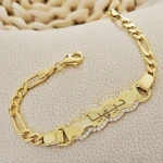 Gourmette Prénom Personnalisée Fille & Bébé – Bijou Doux et Délicat