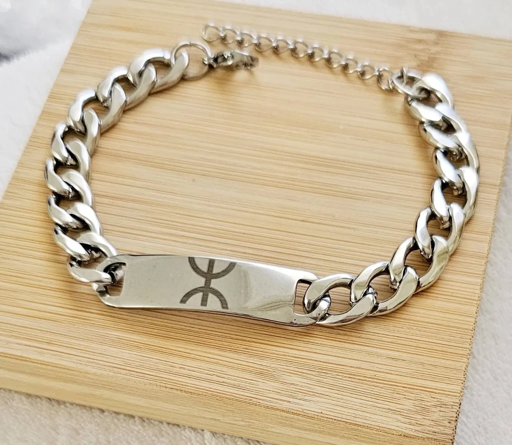 Gourmette personnalisé homme amazigh